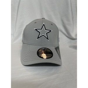 Dallas Cowboys New Era Light Gray 39Thirty flex fit hat